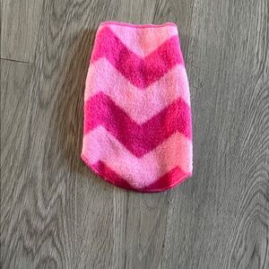 Vibrant Pink Chevron dog tank